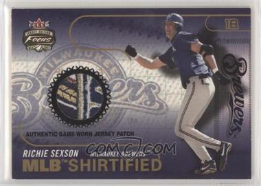 2003 Fleer Focus Jersey Edition - MLB Shirtified - Jerseys Multi-Color #MLB-RS - Richie Sexson /200 [Noted]