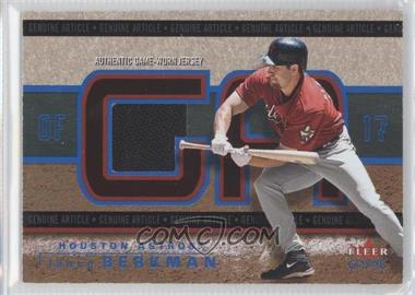 2003 Fleer Genuine - Article Insider Jersey - VIP Blue #GA-LB - Lance Berkman /50