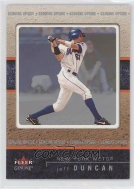 2003 Fleer Genuine - [Base] #142 - Genuine Upside - Jeff Duncan /1000