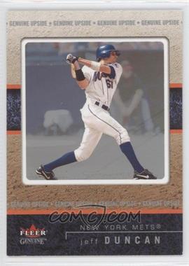 2003 Fleer Genuine - [Base] #142 - Genuine Upside - Jeff Duncan /1000