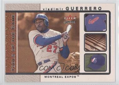 2003 Fleer Genuine - Tools of the Game #14 TG - Vladimir Guerrero