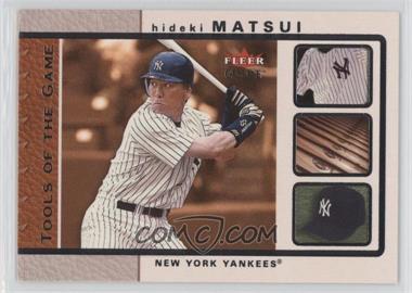 2003 Fleer Genuine - Tools of the Game #5 TG - Hideki Matsui