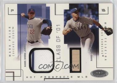 2003 Fleer Hot Prospects - Class Of - Game Used #MP-MT - Mark Prior, Mark Teixeira /375