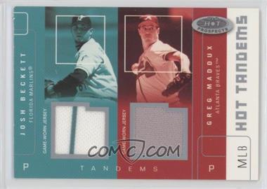 2003 Fleer Hot Prospects - Hot Tandems - Silver #JB-GM - Josh Beckett, Greg Maddux /100