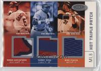 Nomar Garciaparra, Sammy Sosa, Mike Piazza #/50