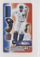 Alfonso Soriano (Fielding, Pinstripes, Left Arm Up)