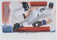 Derek Jeter (Fielding, Pinstripe Jersey)