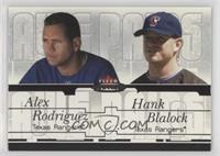Alex Rodriguez, Hank Blalock #/250