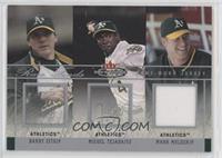 Barry Zito, Miguel Tejada, Mark Mulder #/150