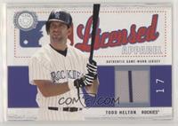 Todd Helton #/500