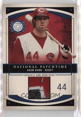 2003 Fleer Patchworks - National Patchtime - Blue #NPT-AD2 - Adam Dunn /300