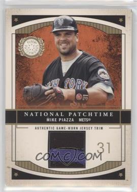 2003 Fleer Patchworks - National Patchtime - Trim #MP-NP - Mike Piazza /200