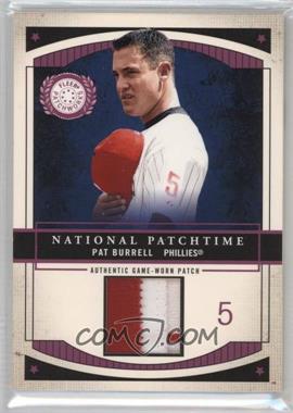 2003 Fleer Patchworks - National Patchtime - Violet #NPT-PB2 - Pat Burrell /300