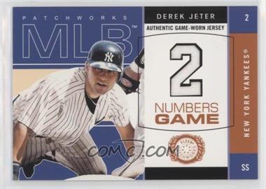 2003 Fleer Patchworks - Numbers Game - Jersey #DJ-NG - Derek Jeter