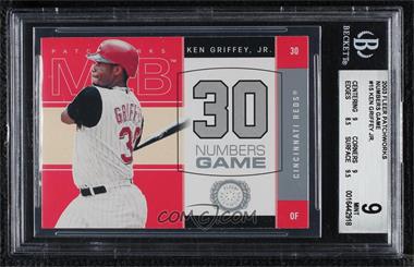 2003 Fleer Patchworks - Numbers Game #15NG - Ken Griffey Jr. [BGS 9 MINT]