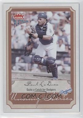 2003 Fleer Platinum - [Base] - Finish #212 - Paul Lo Duca /100