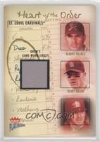 Albert Pujols, Scott Rolen, J.D. Drew (J.D. Drew Jersey) #/400