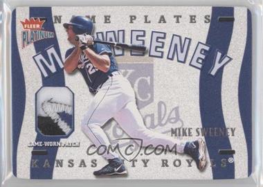 2003 Fleer Platinum - Nameplates #N-MS - Mike Sweeney /175