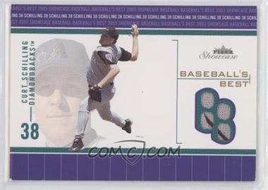 2003 Fleer Showcase - Baseball's Best Jersey #BB-CS - Curt Schilling [EX to NM]