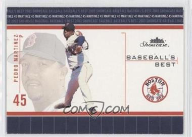 2003 Fleer Showcase - Baseball's Best #4 BB - Pedro Martinez