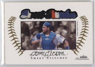 2003 Fleer Showcase - Sweet Stitches - Patch #SS-MP2 - Mike Piazza /150 [EX to NM]