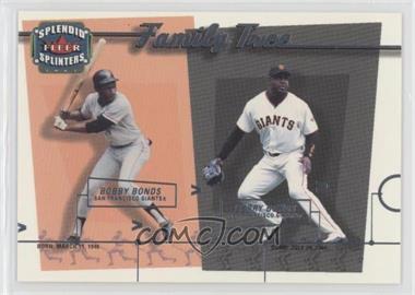 2003 Fleer Splendid Splinters - Family Tree #6FT - Barry Bonds, Bobby Bonds