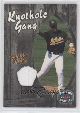 2003 Fleer Splendid Splinters - Knothole Gang Jersey #MT-KG - Miguel Tejada [Poor to Fair]