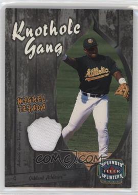 2003 Fleer Splendid Splinters - Knothole Gang Jersey #MT-KG - Miguel Tejada