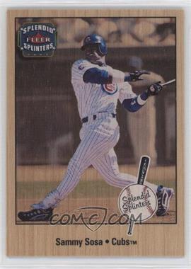 2003 Fleer Splendid Splinters - Splendid Splinters #5SS - Sammy Sosa