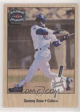 2003 Fleer Splendid Splinters - Splendid Splinters #5SS - Sammy Sosa