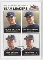 Team Leaders - Richie Sexson, Ben Sheets #/100