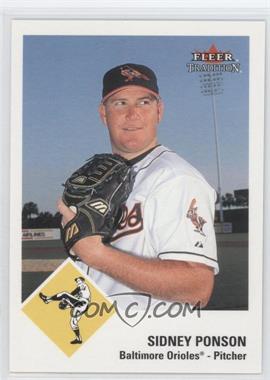 2003 Fleer Tradition - [Base] - Glossy #43 - Sidney Ponson /100