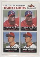 Team Leaders - Albert Pujols, Matt Morris