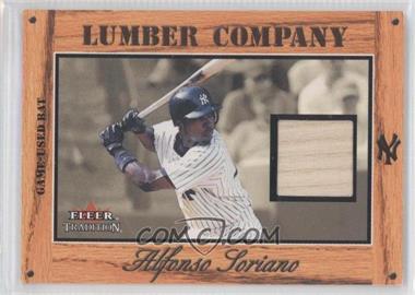 2003 Fleer Tradition - Lumber Company - Gold Bats #_ALSO - Alfonso Soriano /39