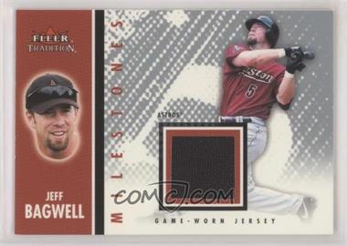 2003 Fleer Tradition - Milestones - Game-Used #MS-JB - Jeff Bagwell