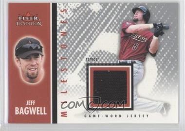 2003 Fleer Tradition - Milestones - Game-Used #MS-JB - Jeff Bagwell