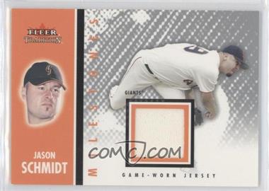 2003 Fleer Tradition - Milestones - Game-Used #MS-JS - Jason Schmidt