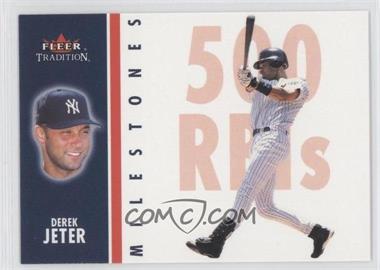 2003 Fleer Tradition - Milestones #16 MS - Derek Jeter