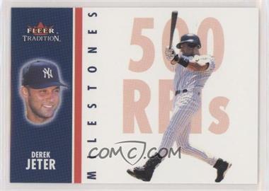 2003 Fleer Tradition - Milestones #16 MS - Derek Jeter