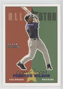 2003 Fleer Tradition Update - [Base] #U253 - All Star - Preston Wilson