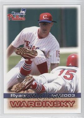 2003 Grandstand Clearwater Phillies - [Base] #_RYWA - Ryan Wardinsky
