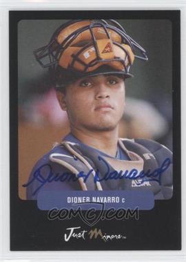 2003 Just Minors Just Prospects - Preview - Black Autographs #PREVIEW 8 - Dioner Navarro /25