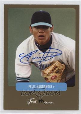 2003 Just Minors Just Prospects - Preview - Gold Autographs #PREVIEW 3 - Felix Hernandez /100