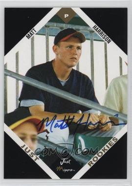 2003 Just Minors Just Rookies - [Base] - Black Autographs #26 - Matt Harrison /25