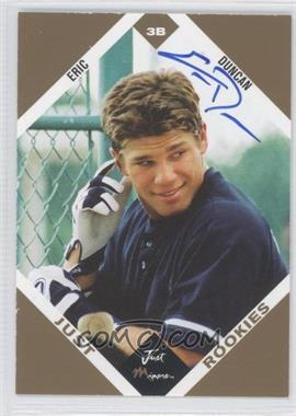 2003 Just Minors Just Rookies - [Base] - Gold Autographs #16 - Eric Duncan /100