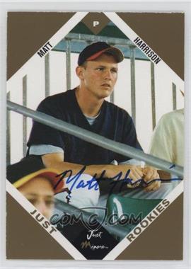 2003 Just Minors Just Rookies - [Base] - Gold Autographs #26 - Matt Harrison /100