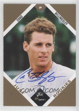 2003 Just Minors Just Rookies - [Base] - Gold Autographs #7 - Chad Billingsley /100