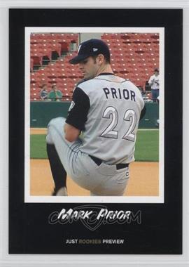 2003 Just Minors Just Rookies - Preview - Black #Preview 8 - Mark Prior /50