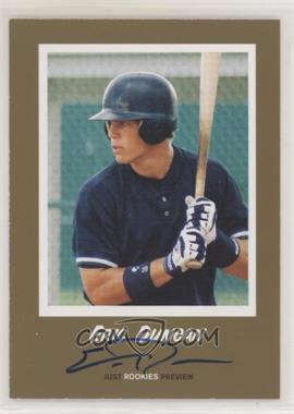 2003 Just Minors Just Rookies - Preview - Gold Autographs #Preview 2 - Eric Duncan /100