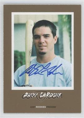 2003 Just Minors Just Rookies - Preview - Gold Autographs #Preview 5 - Andy LaRoche /100
